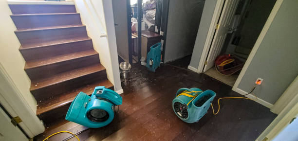 Water damage restoration process in UT